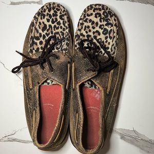 Twisted X Cheetah Print Driving Moccasin Casual Shoes